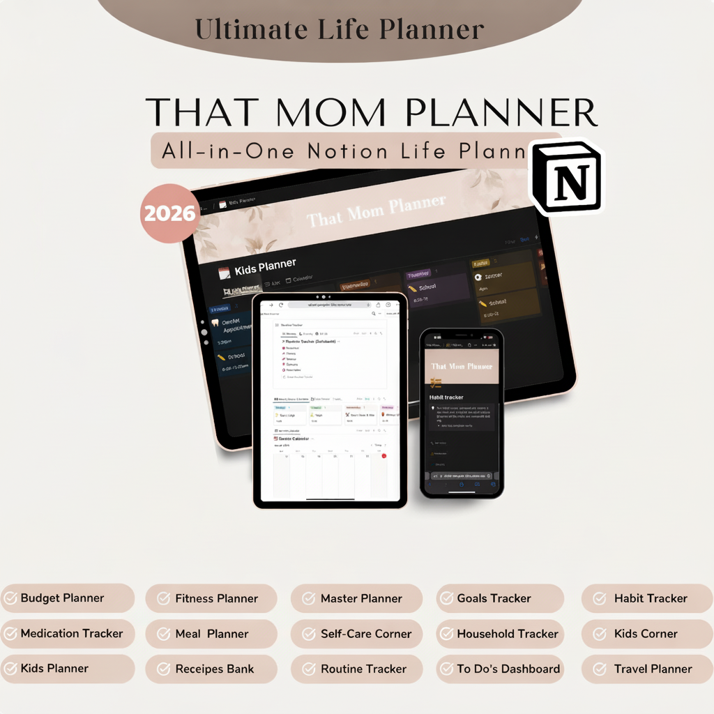 The Ultimate Life Planner for Busy Moms Guide Rack
