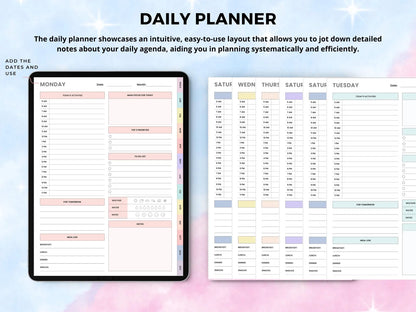 2026 Digital Planner – Fully Editable in Canva