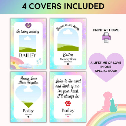 Pet Memory Album – Printable & Editable Guide Rack