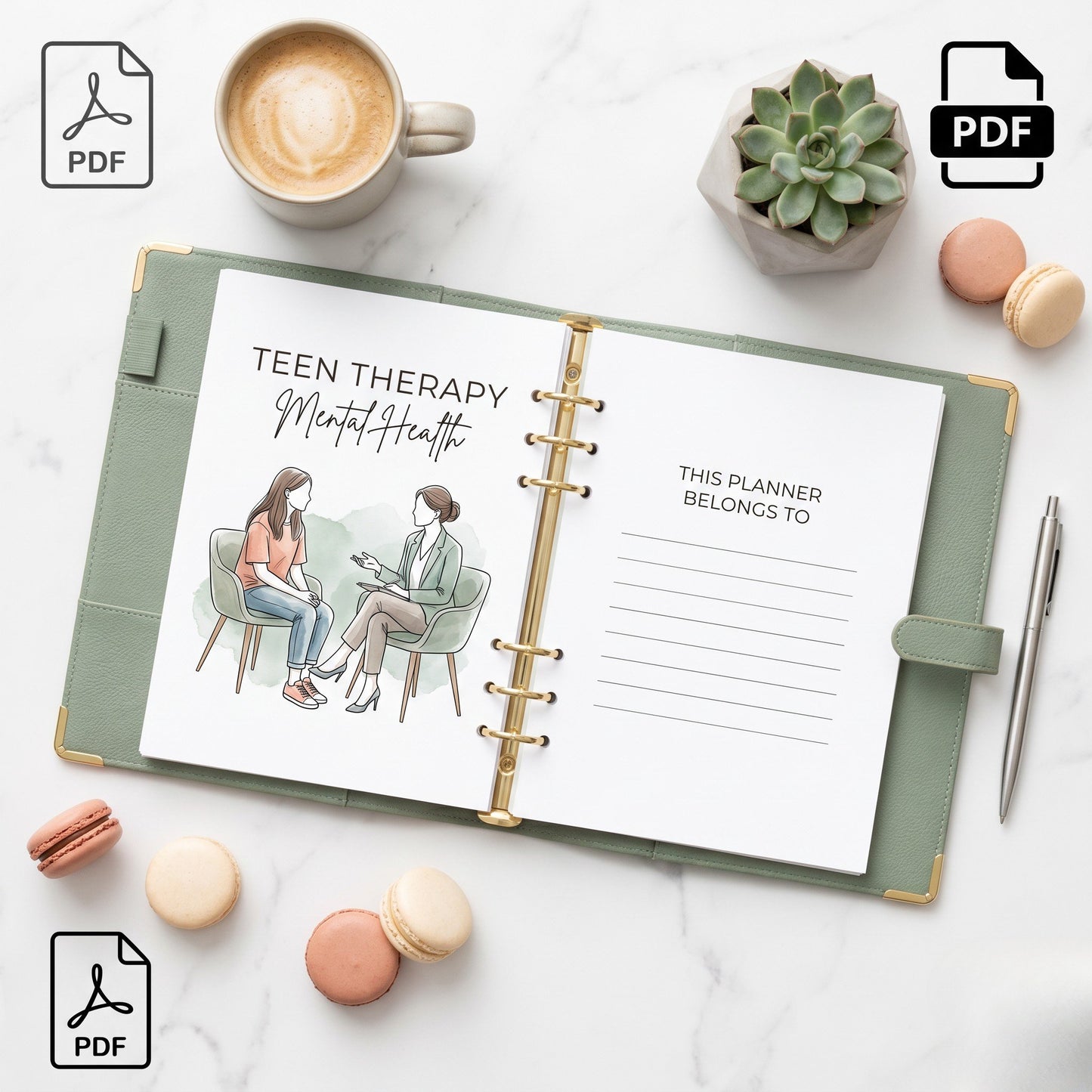 Teen Mental Health Therapy Journal