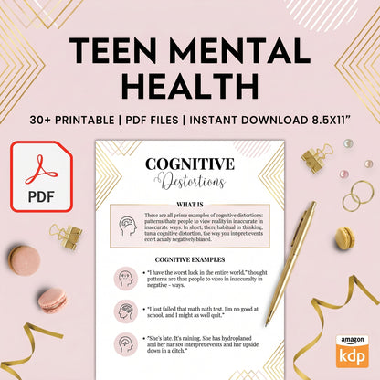 Teen Mental Health Therapy Journal