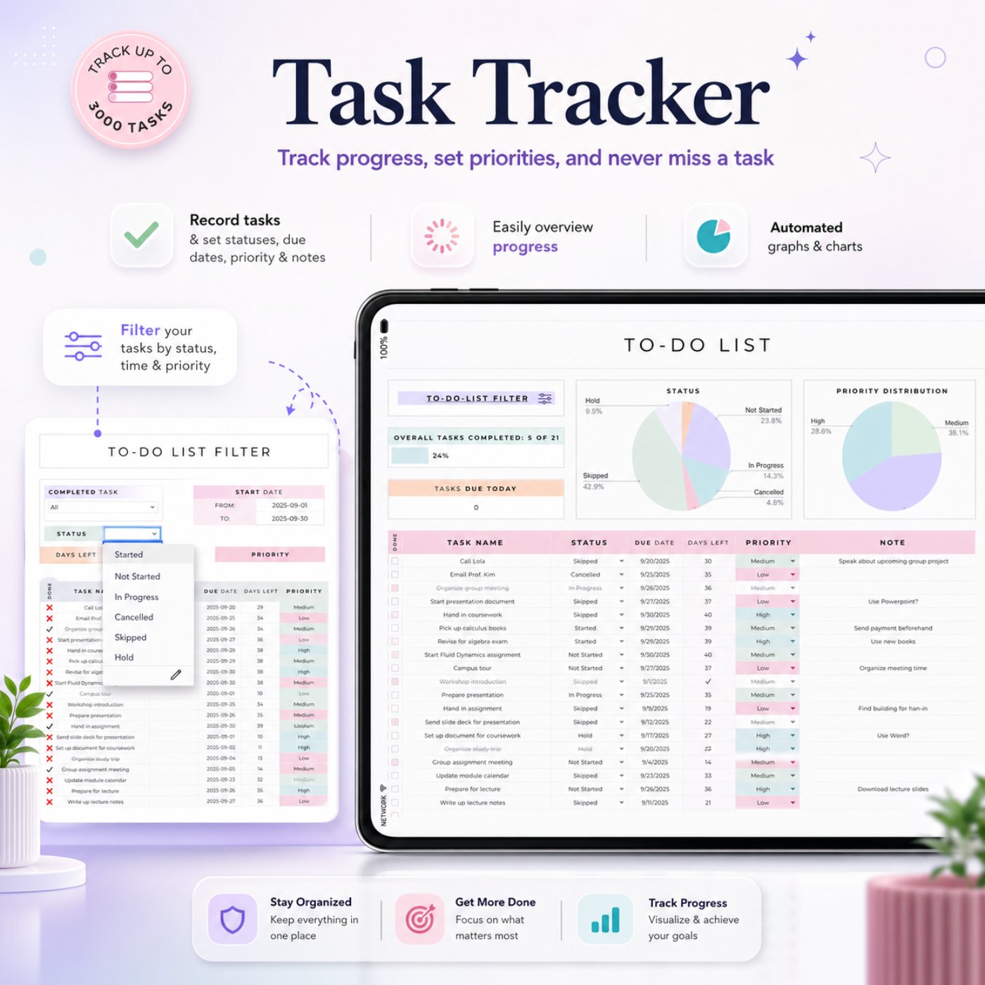 Ultimate Social Media Content Calendar Planner - 365 Day Content Plan Guide Rack