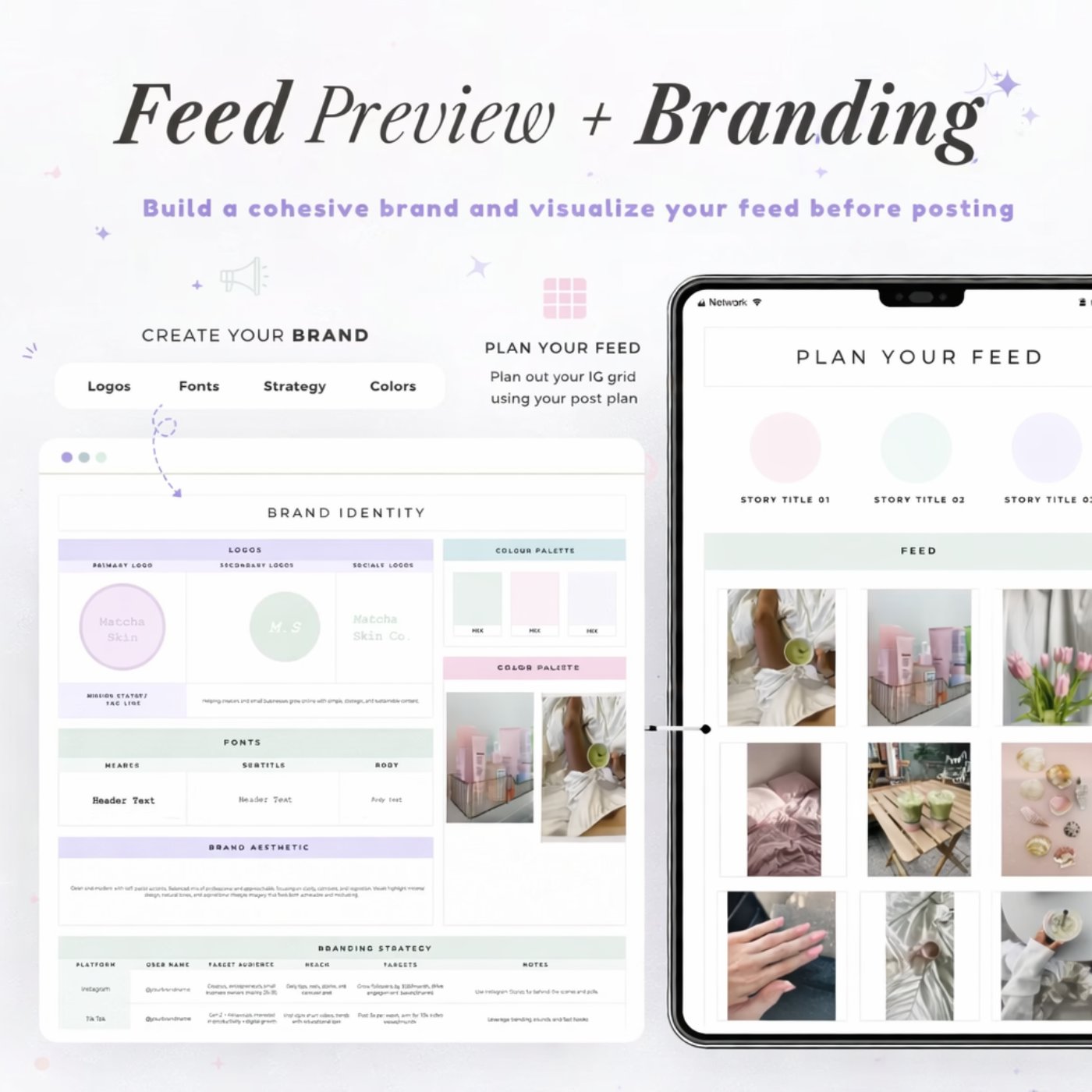 Ultimate Social Media Content Calendar Planner - 365 Day Content Plan Guide Rack