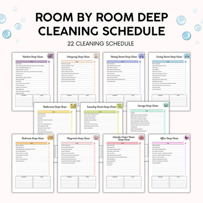 The ADHD Cleaning Planner (Editable & Printable) Guide Rack