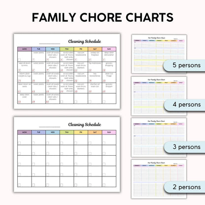 The ADHD Cleaning Planner (Editable & Printable) Guide Rack