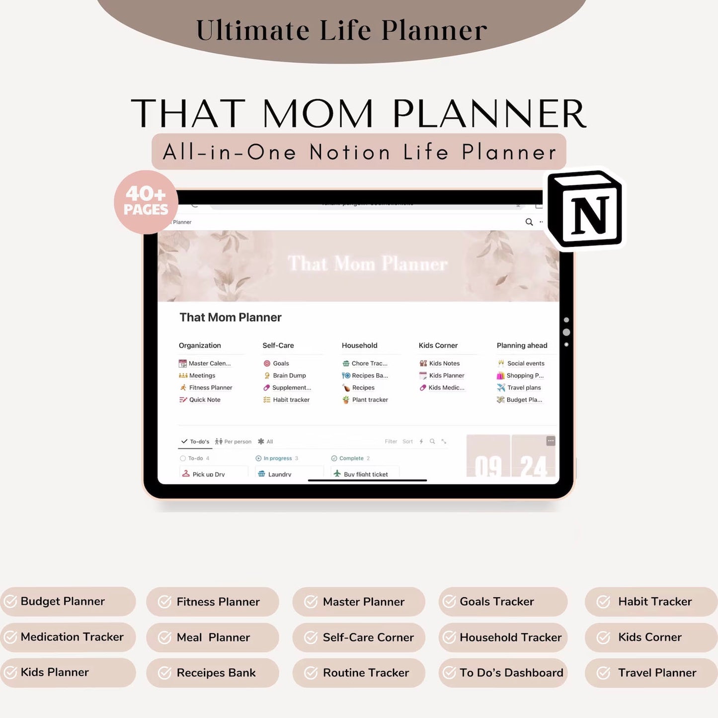 The Ultimate Life Planner for Busy Moms