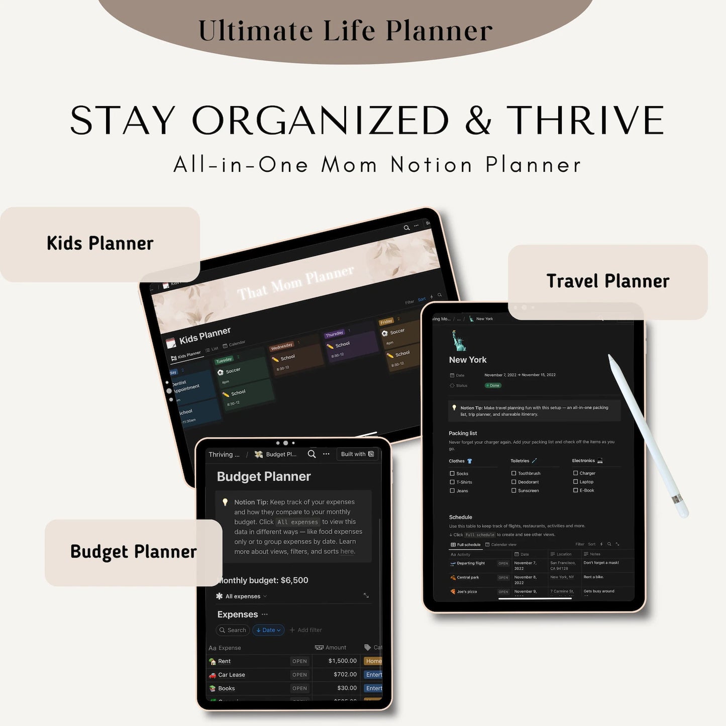 The Ultimate Life Planner for Busy Moms