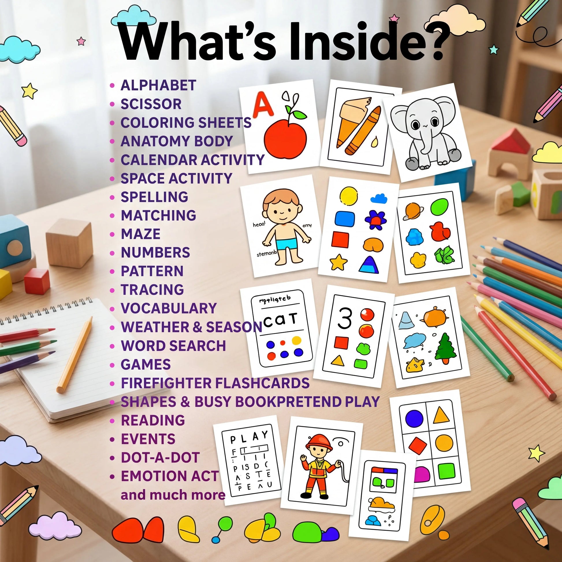 35,500+ Kids Educational Resources, Coloring Books & Worksheets Guide Rack