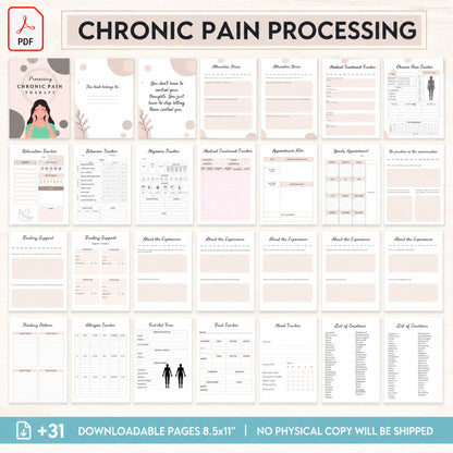 Chronic Pain & Fatigue Processing Workbook