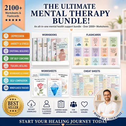 Mental Health Therapy & Emotional Healing System: Guide to Overcoming Anxiety, Depression, Stress, Burnout, and Trauma